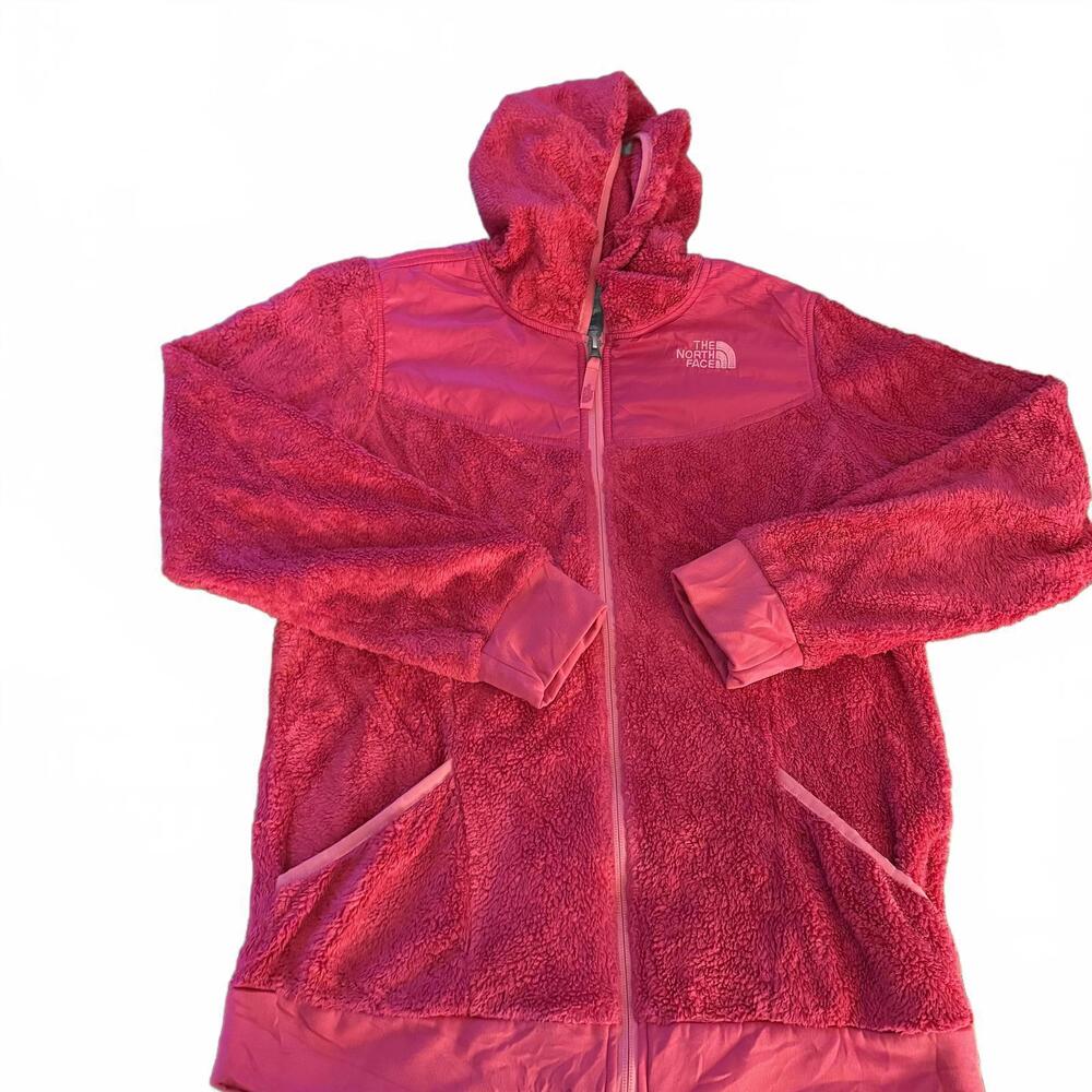 The NORTH FACE Girls SZ XL/18 OSO Pink Full Zip Hoodie. Would fit Wms S GorpCore